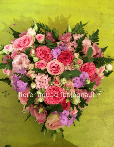 Cuore di rose assortite